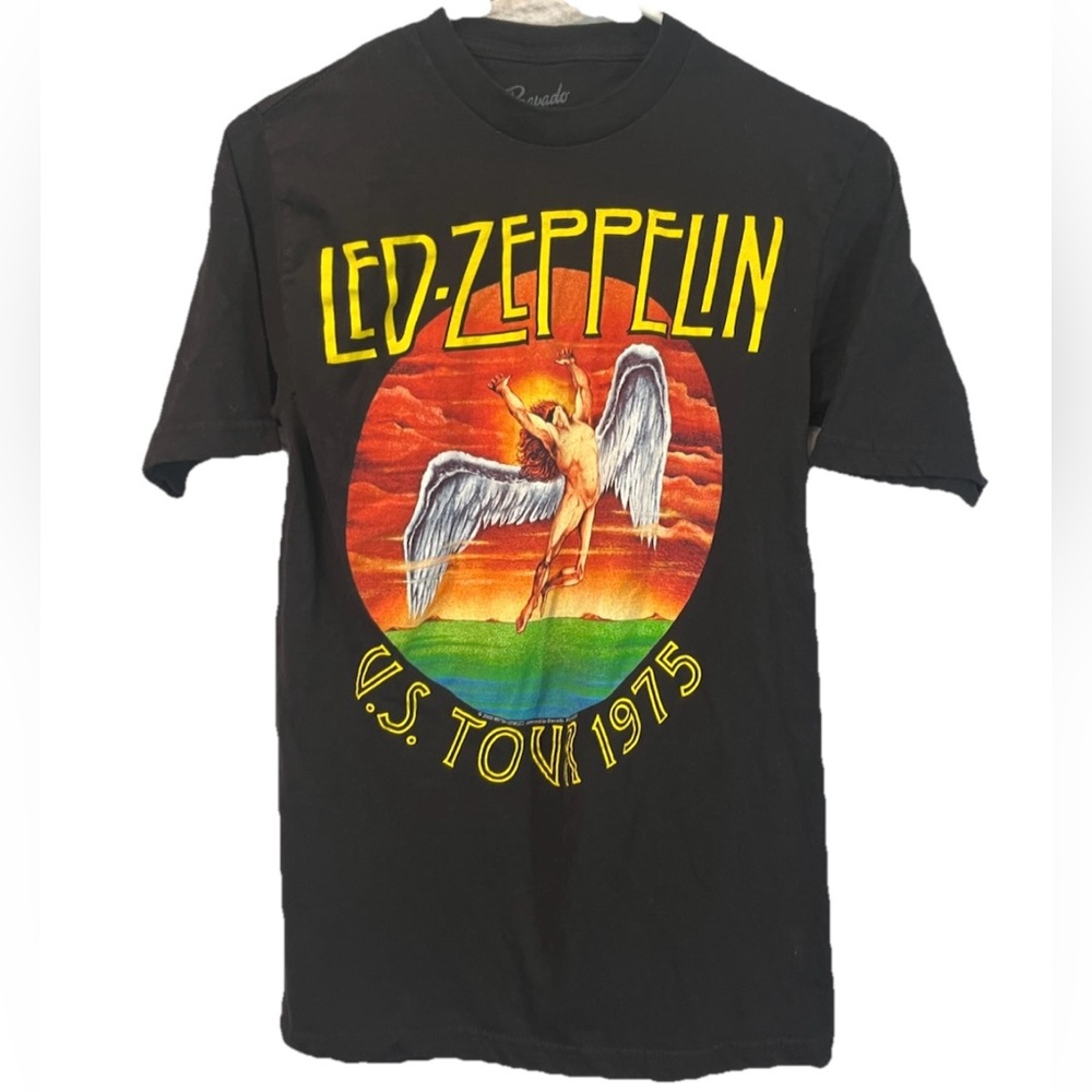 Led Zeppelin U.S. Tour 1975 2008 Bravado T-Shirt - Small